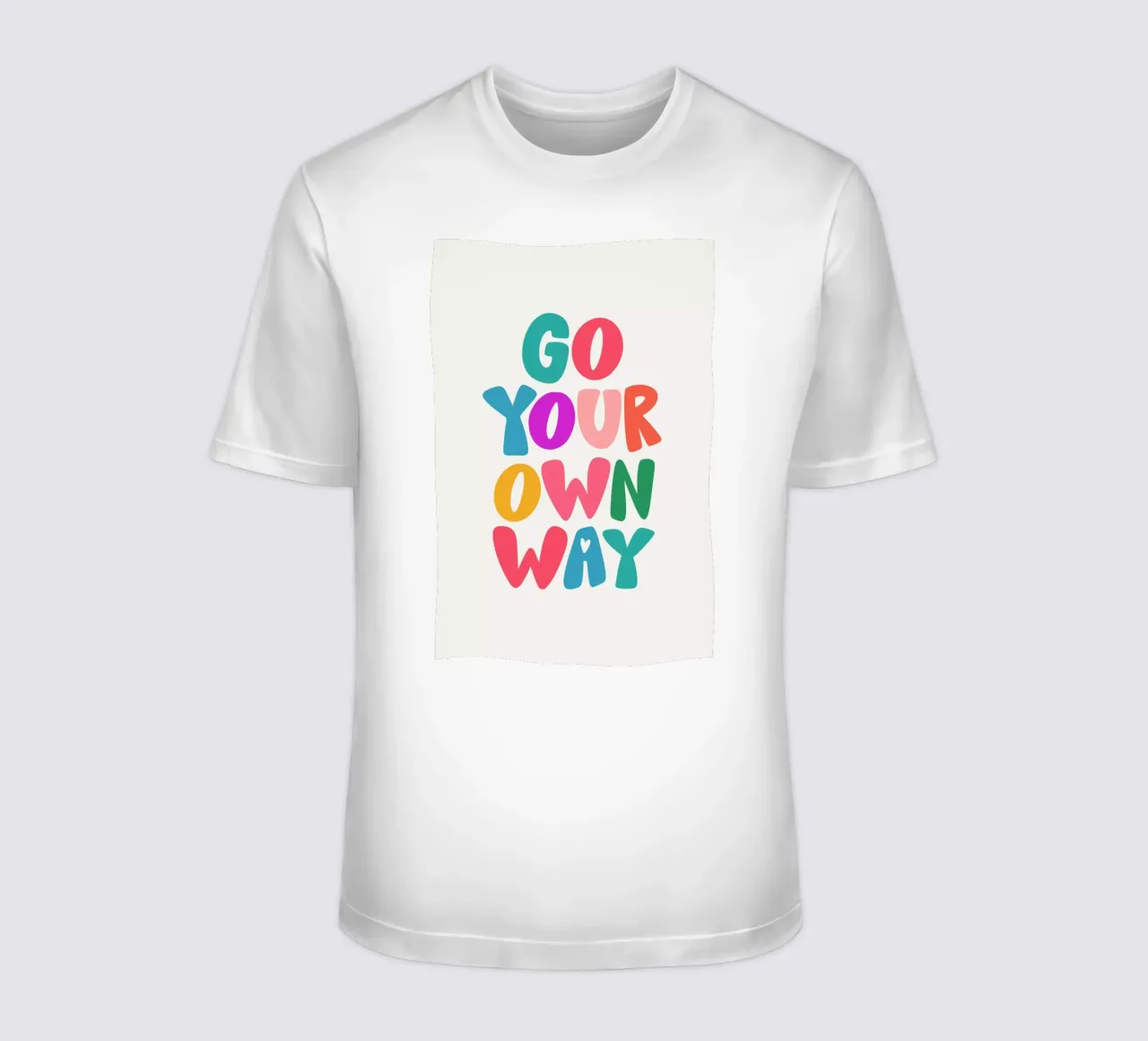Go your own way t-shirt da Pure