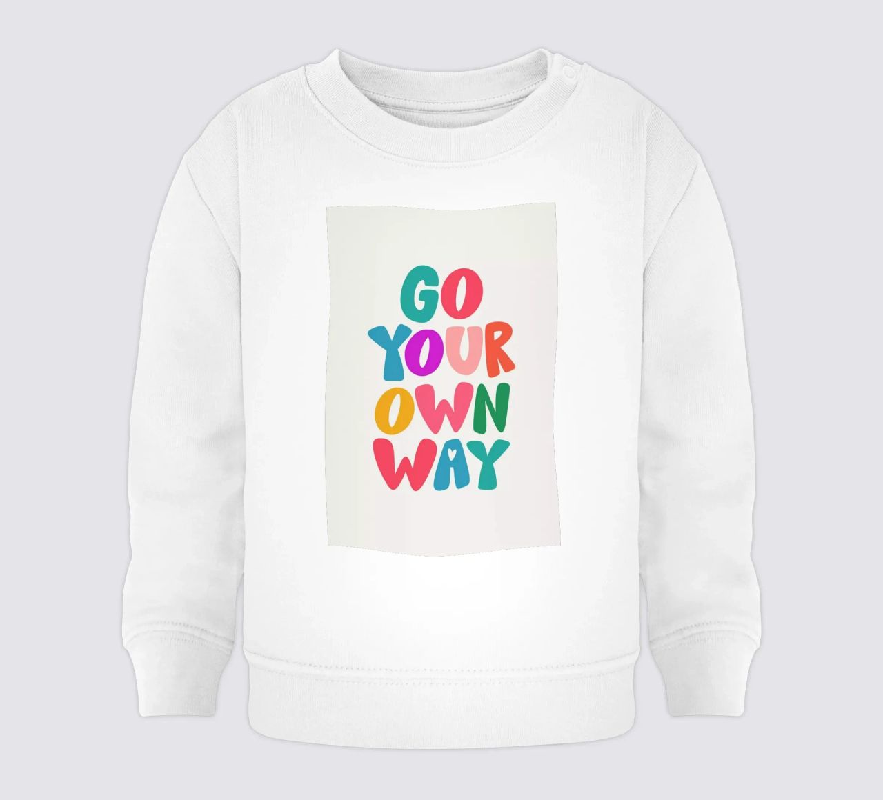Go your own way felpa neonato da Pure