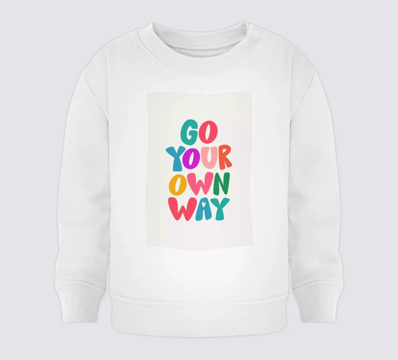 Go your own way felpa neonato da Pure