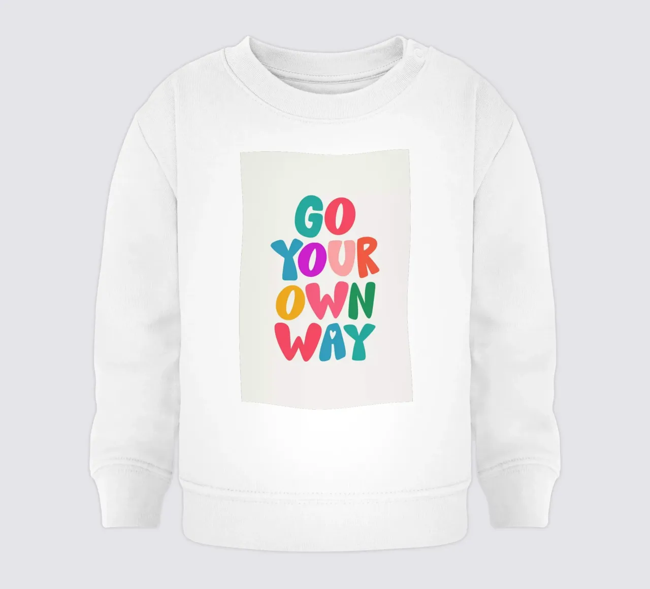 Go your own way Baby Sweatshirt von Pure