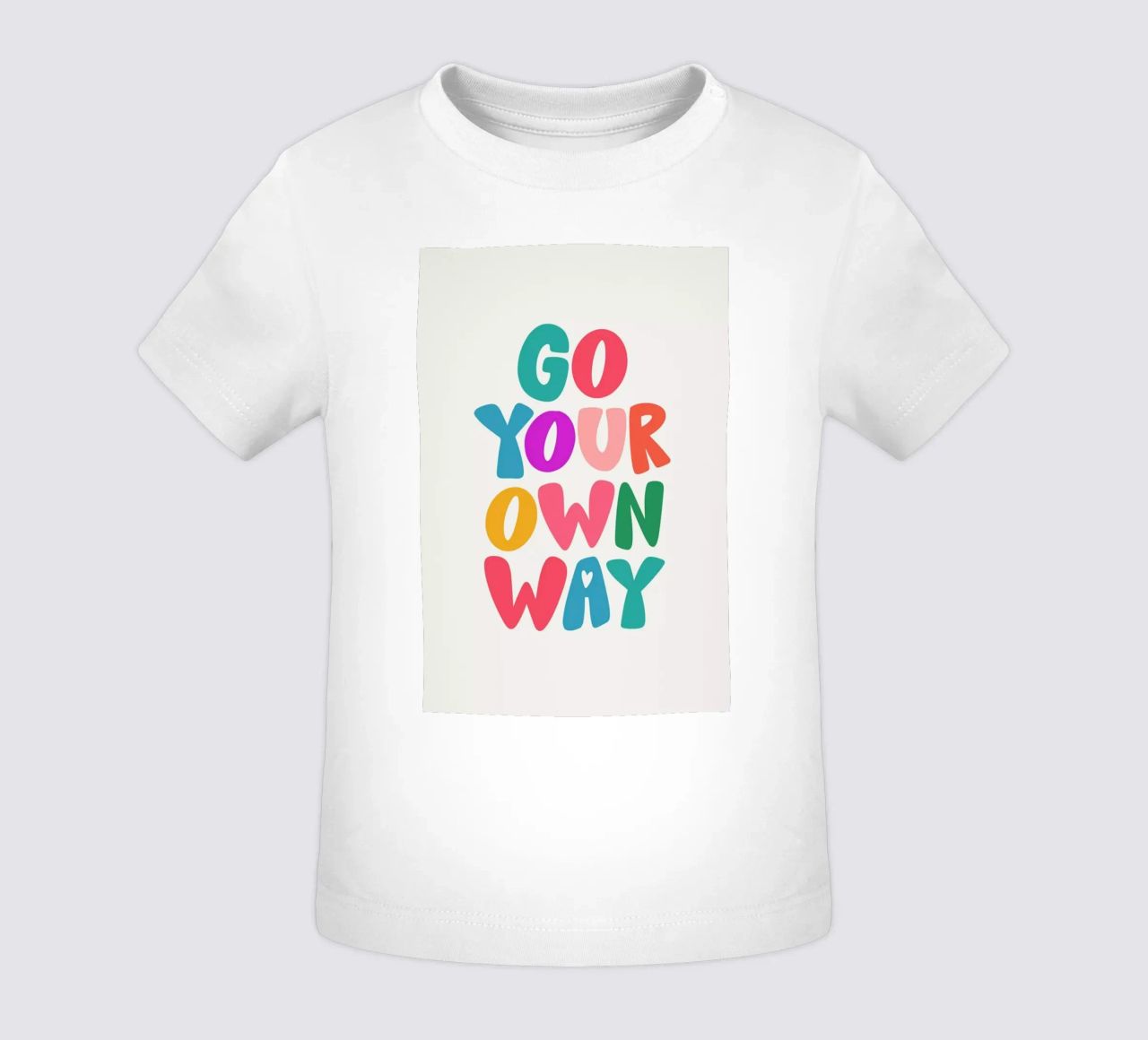 Go your own way maglietta neonato da Pure