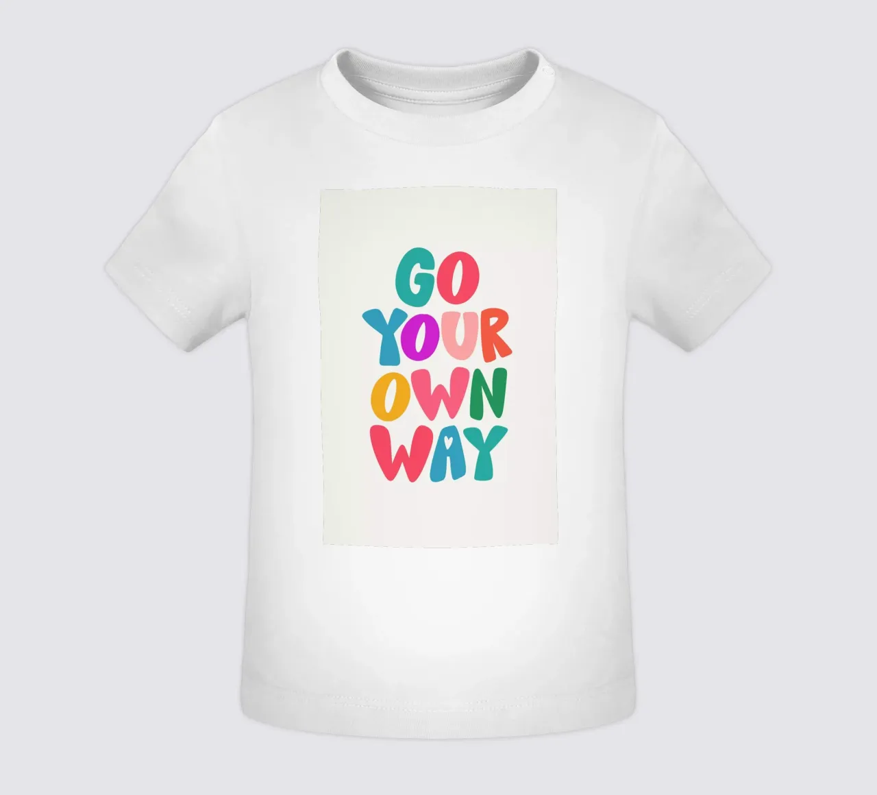 Go your own way maglietta neonato da Pure