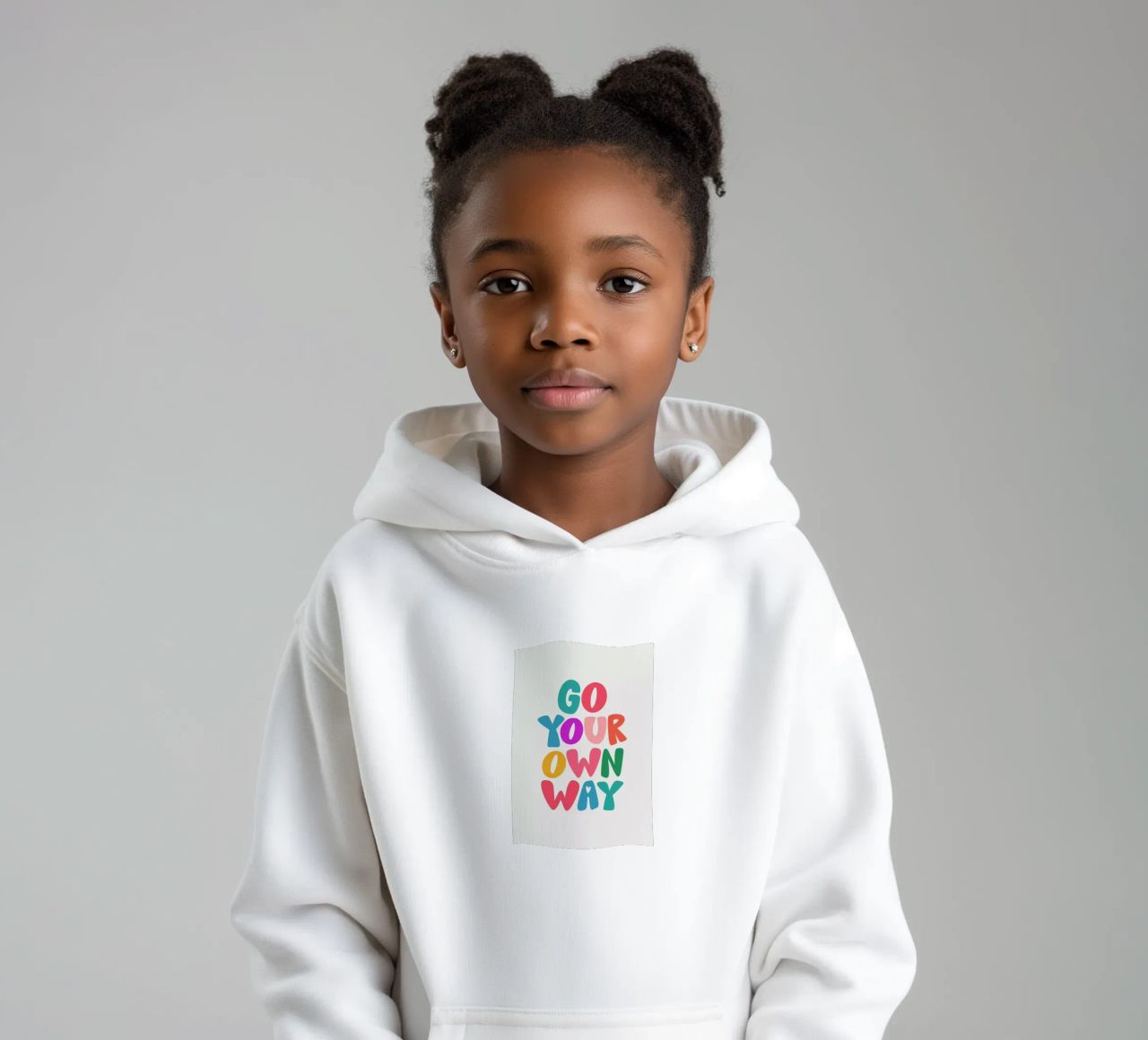 Go your own way felpa bambino con cappuccio da Pure