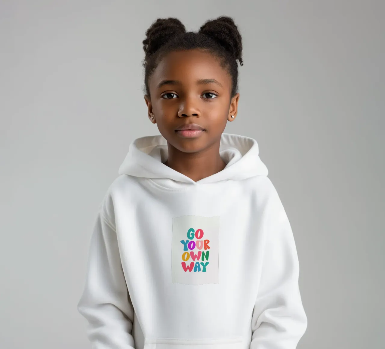 Go your own way felpa bambino con cappuccio da Pure