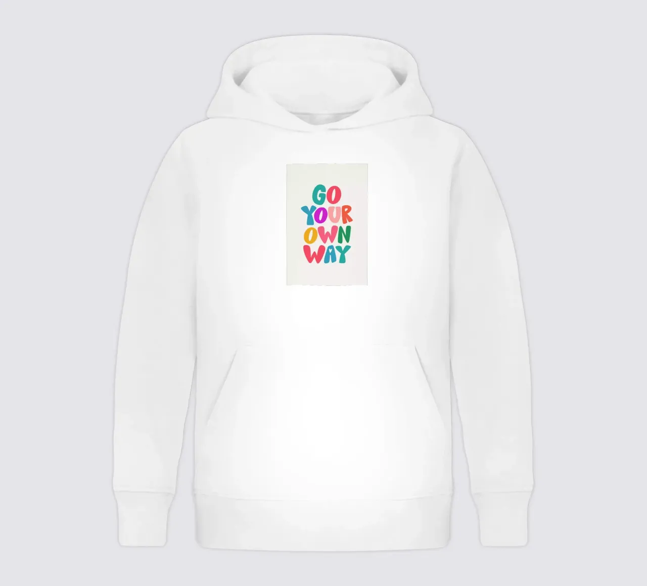 Go your own way sudadera con capucha para niño de Pure
