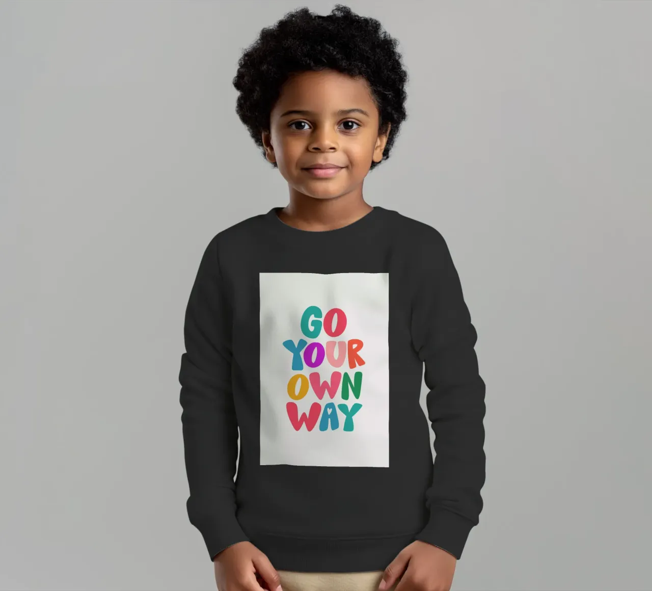 Go your own way felpa bambino da Pure