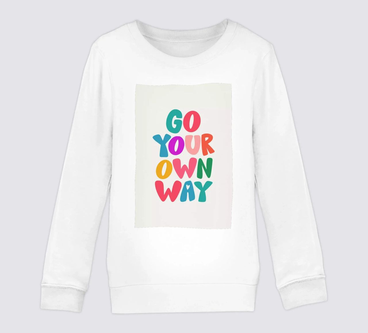 Go your own way felpa bambino da Pure