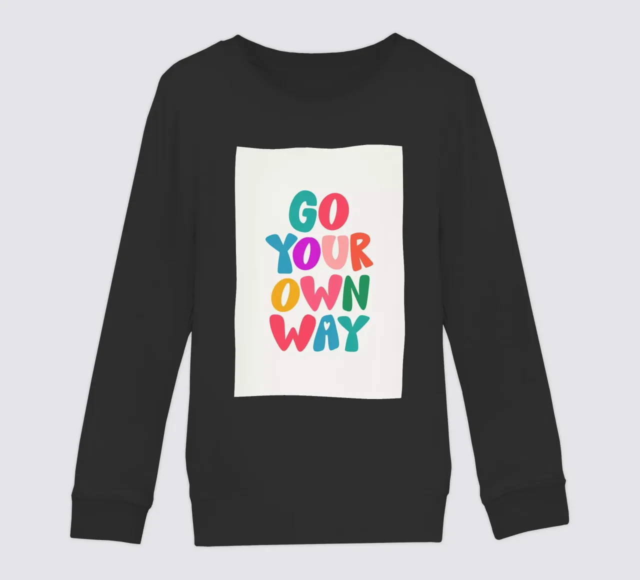 Go your own way felpa bambino da Pure