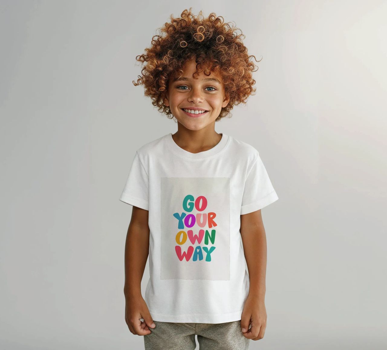 Go your own way t-shirt bambini da Pure