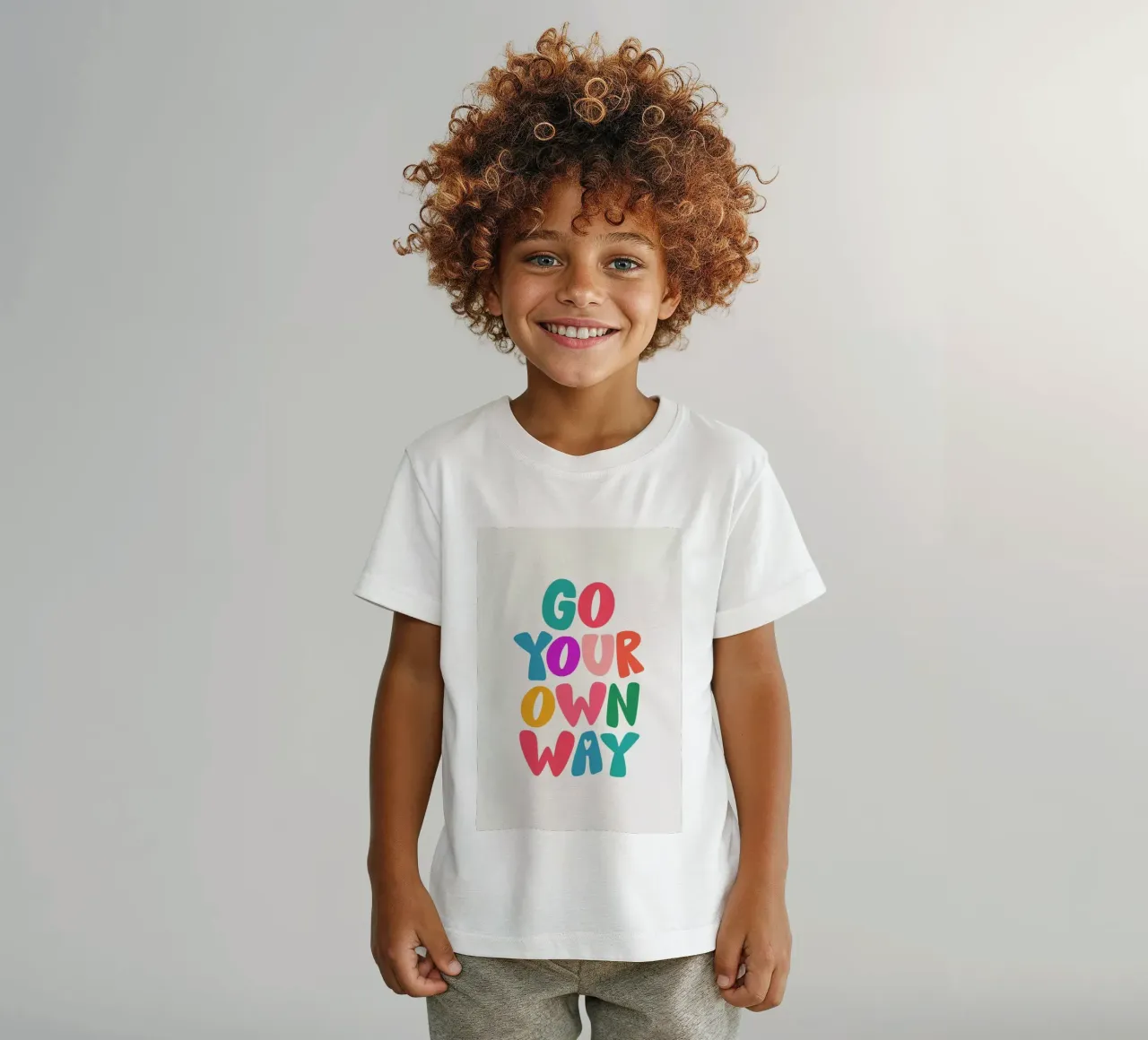 Go your own way t-shirt bambini da Pure
