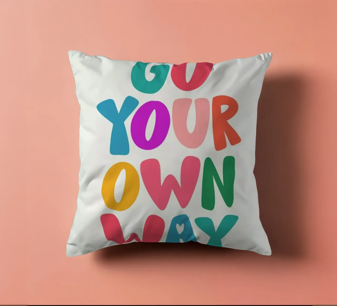 Go your own way cuscino da Pure