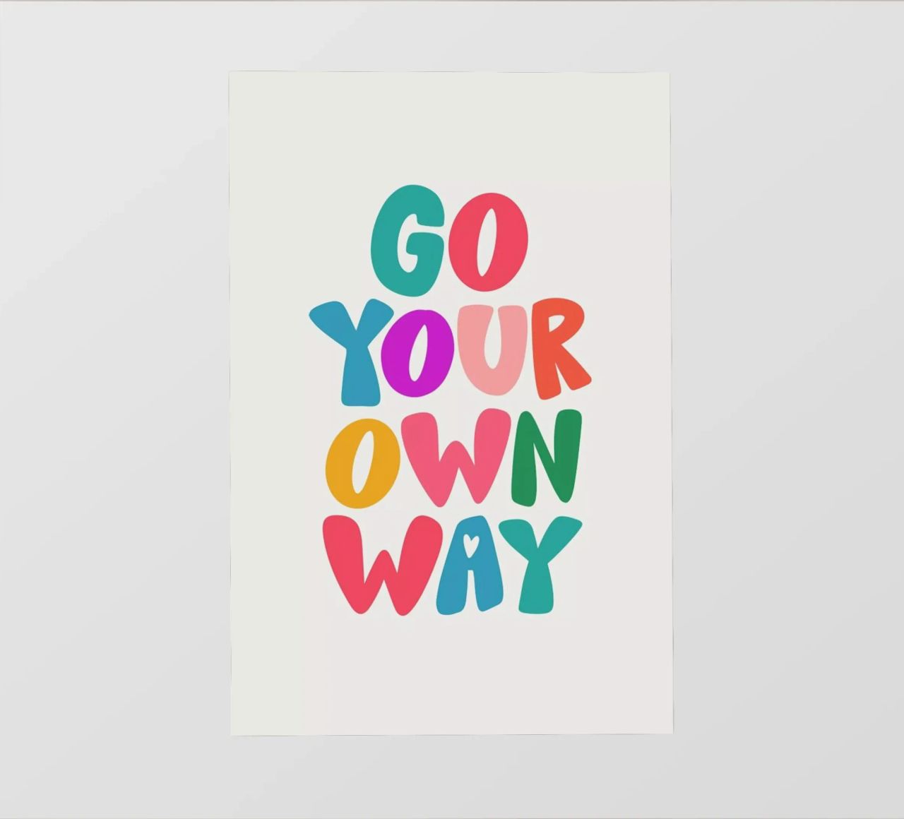 Go your own way telo in pvc da Pure