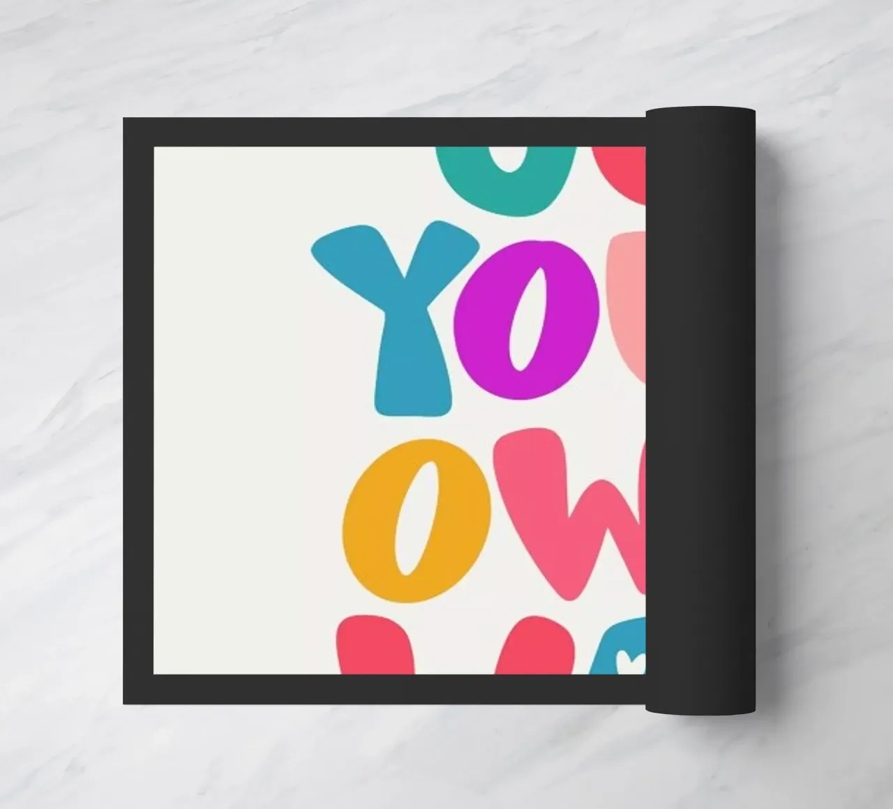 Go your own way deurmat van Pure