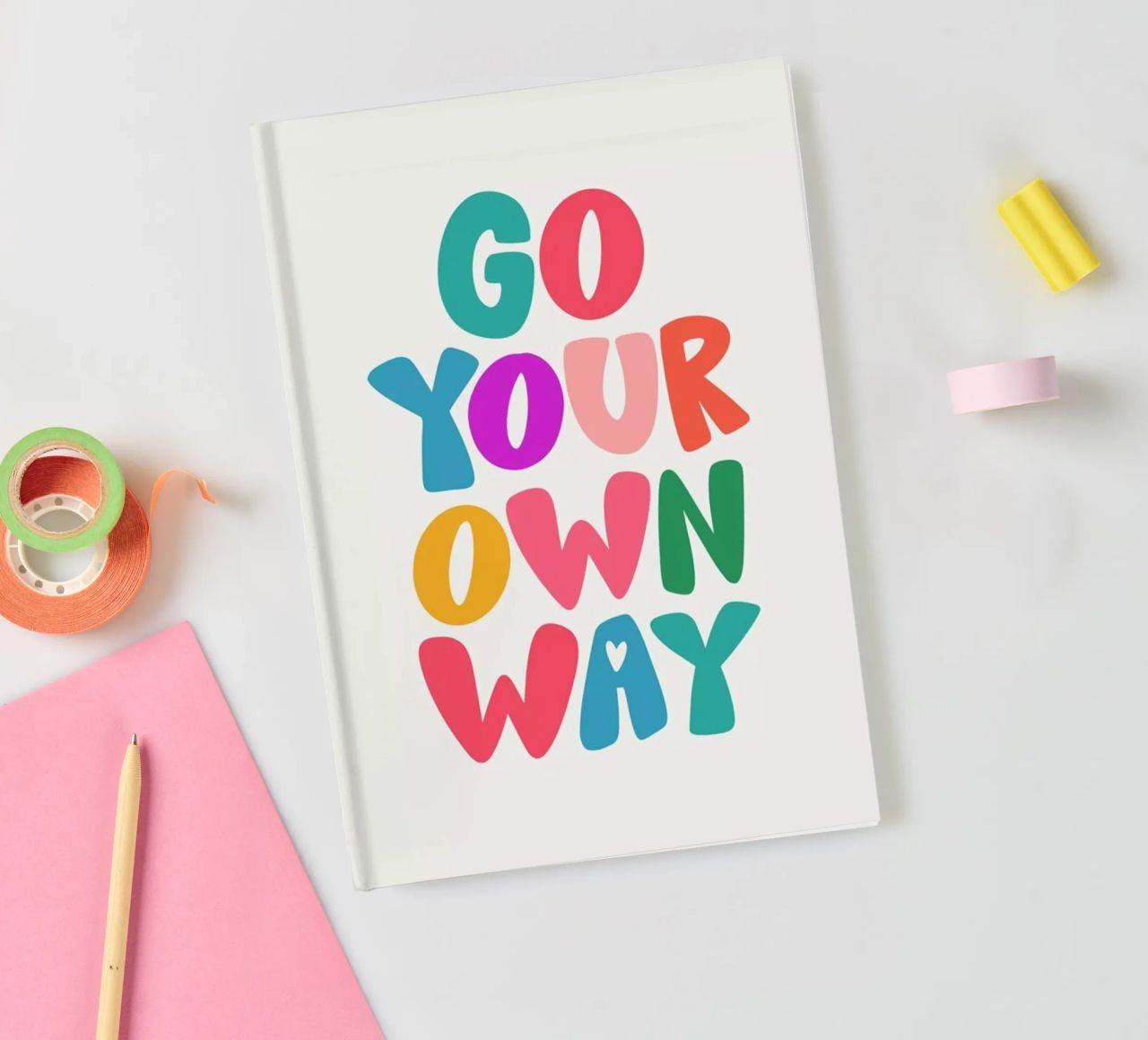 Go your own way notebook by Pure