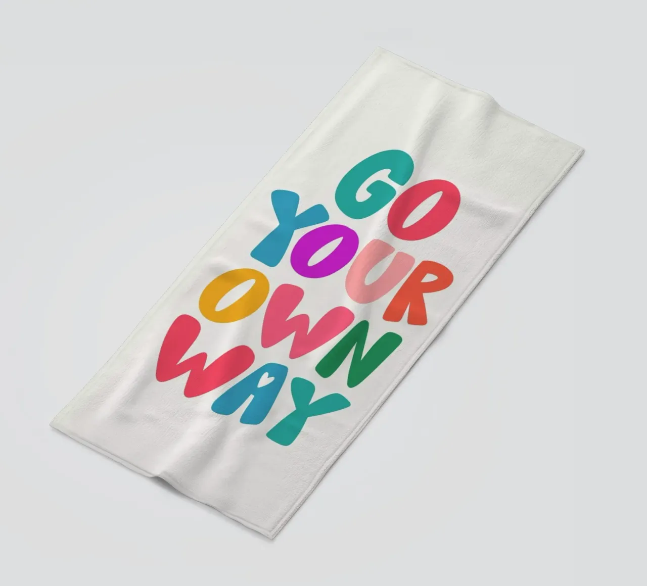 Go your own way serviette de plage de Pure