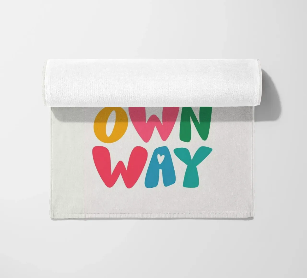 Go your own way beach towel by Pure