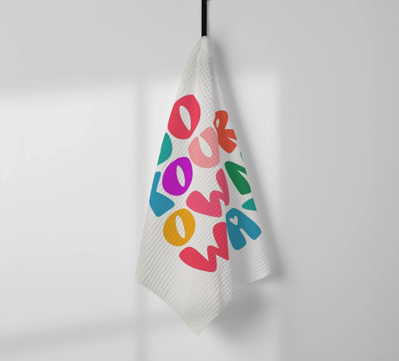 Go your own way tea towel by Pure