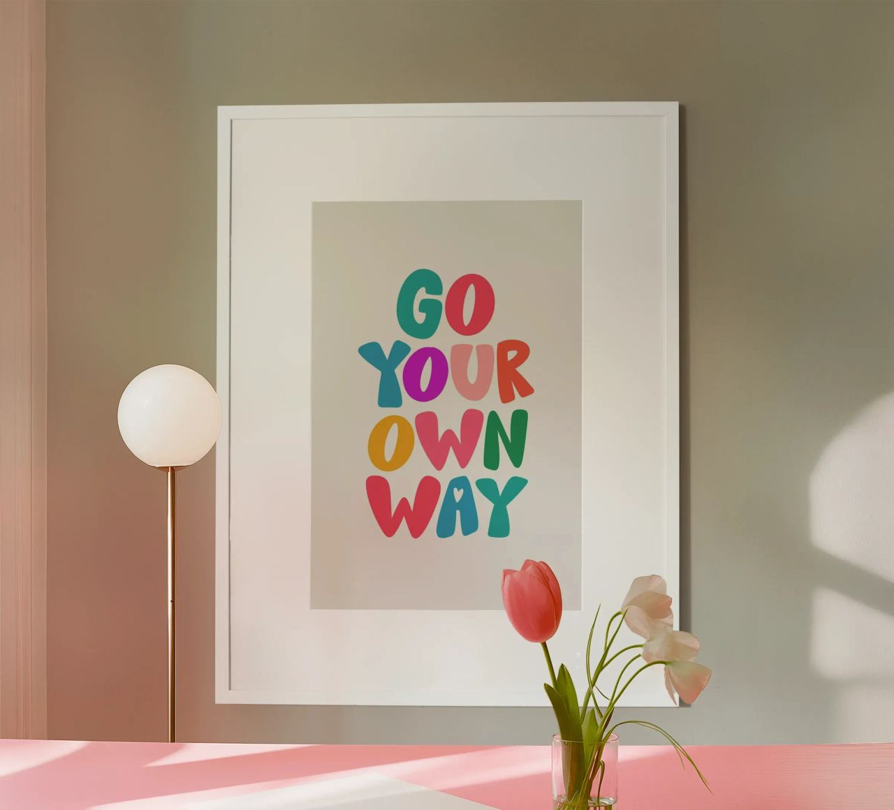 Go your own way poster by Pure