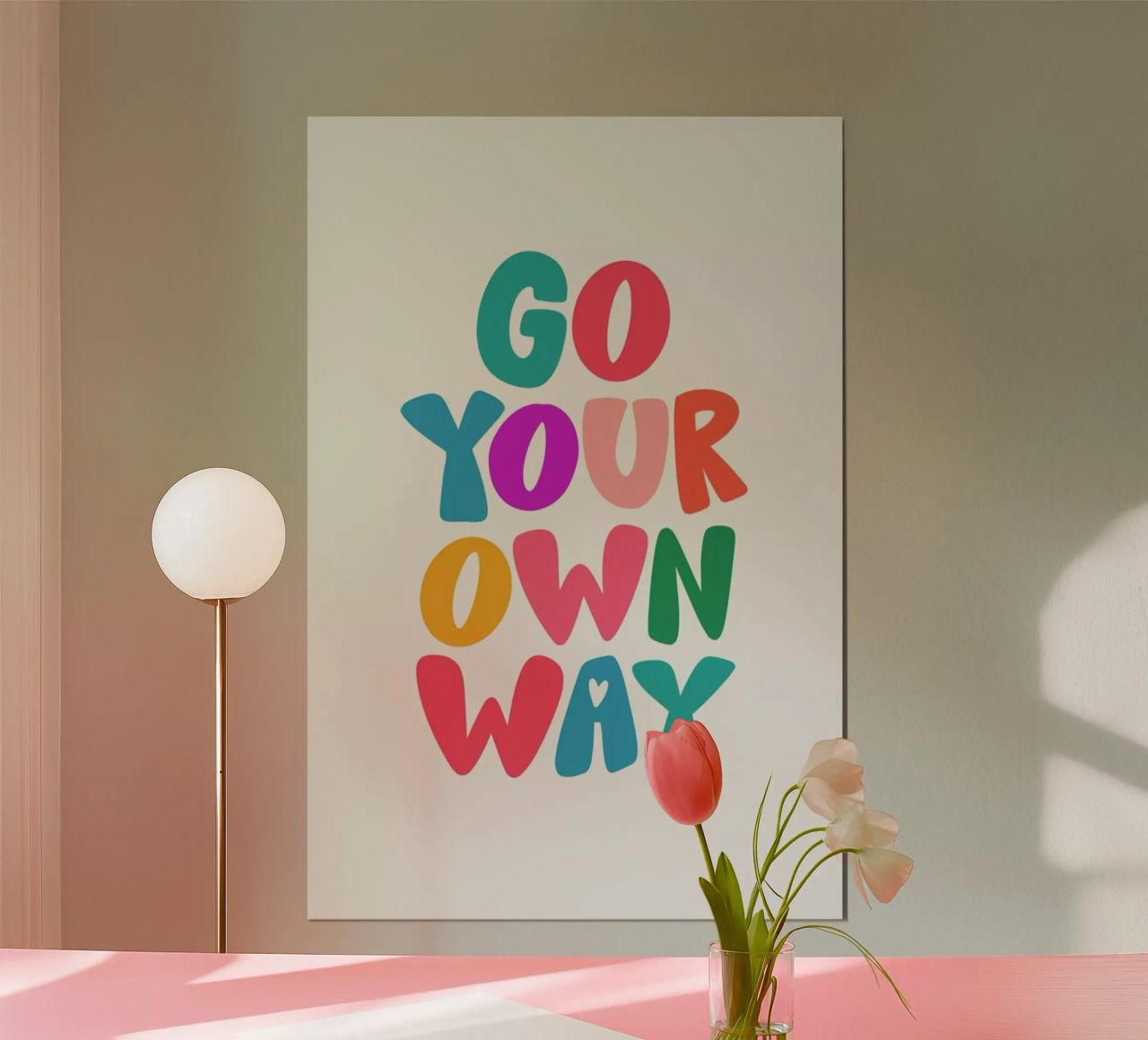 Go your own way poster by Pure