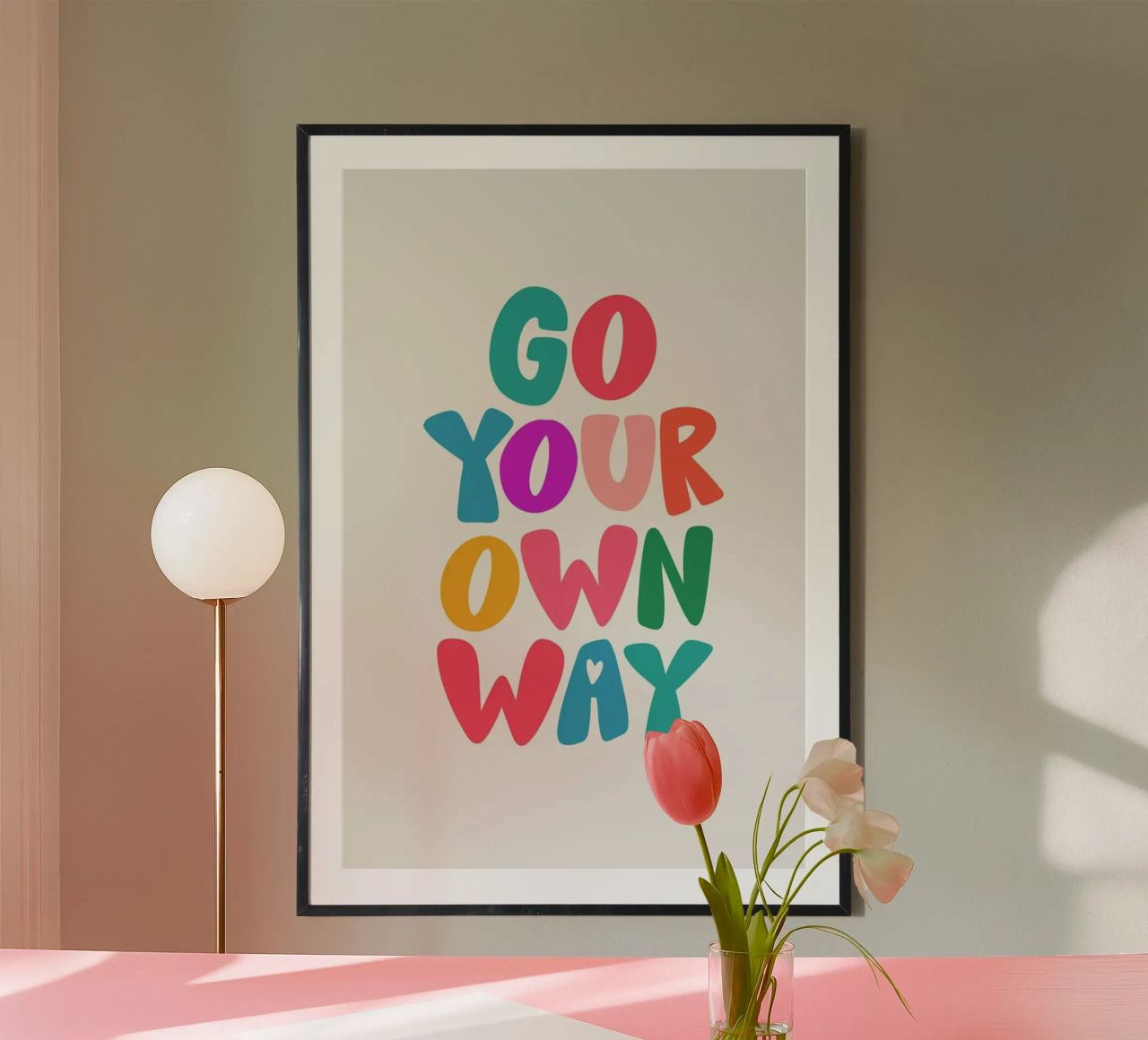 Go your own way poster by Pure