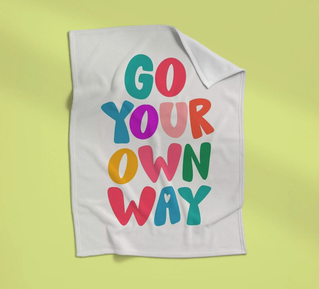 Go your own way coperta in pile da Pure