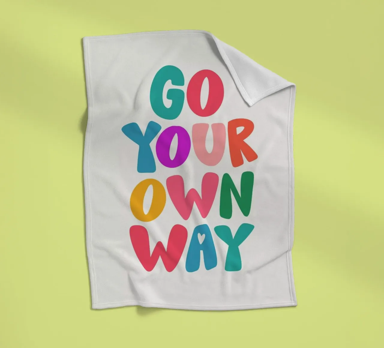 Go your own way Fleecedecke von Pure