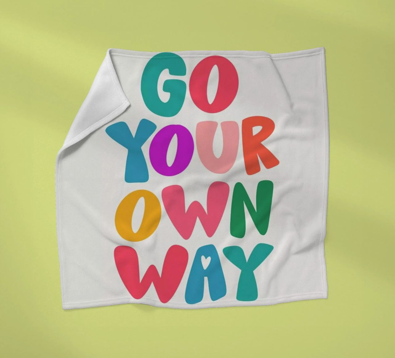 Go your own way coperta in pile da Pure