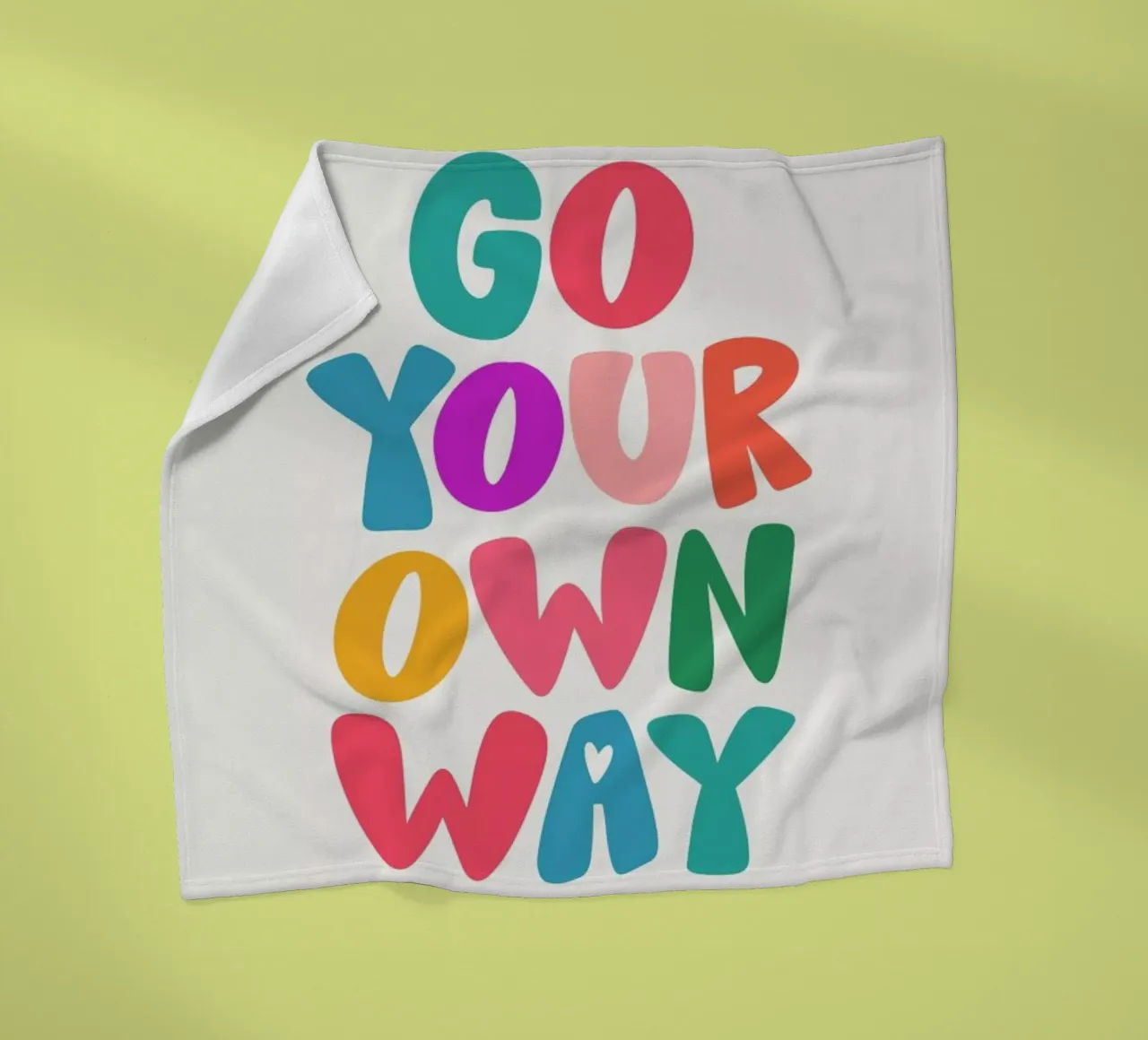 Go your own way Fleecedecke von Pure