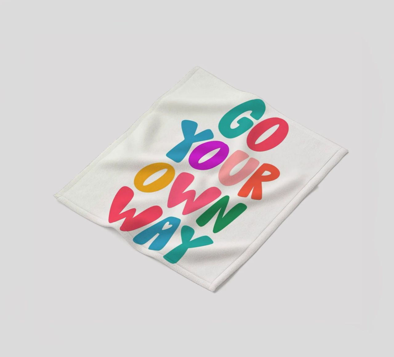 Go your own way coperta in pile da Pure