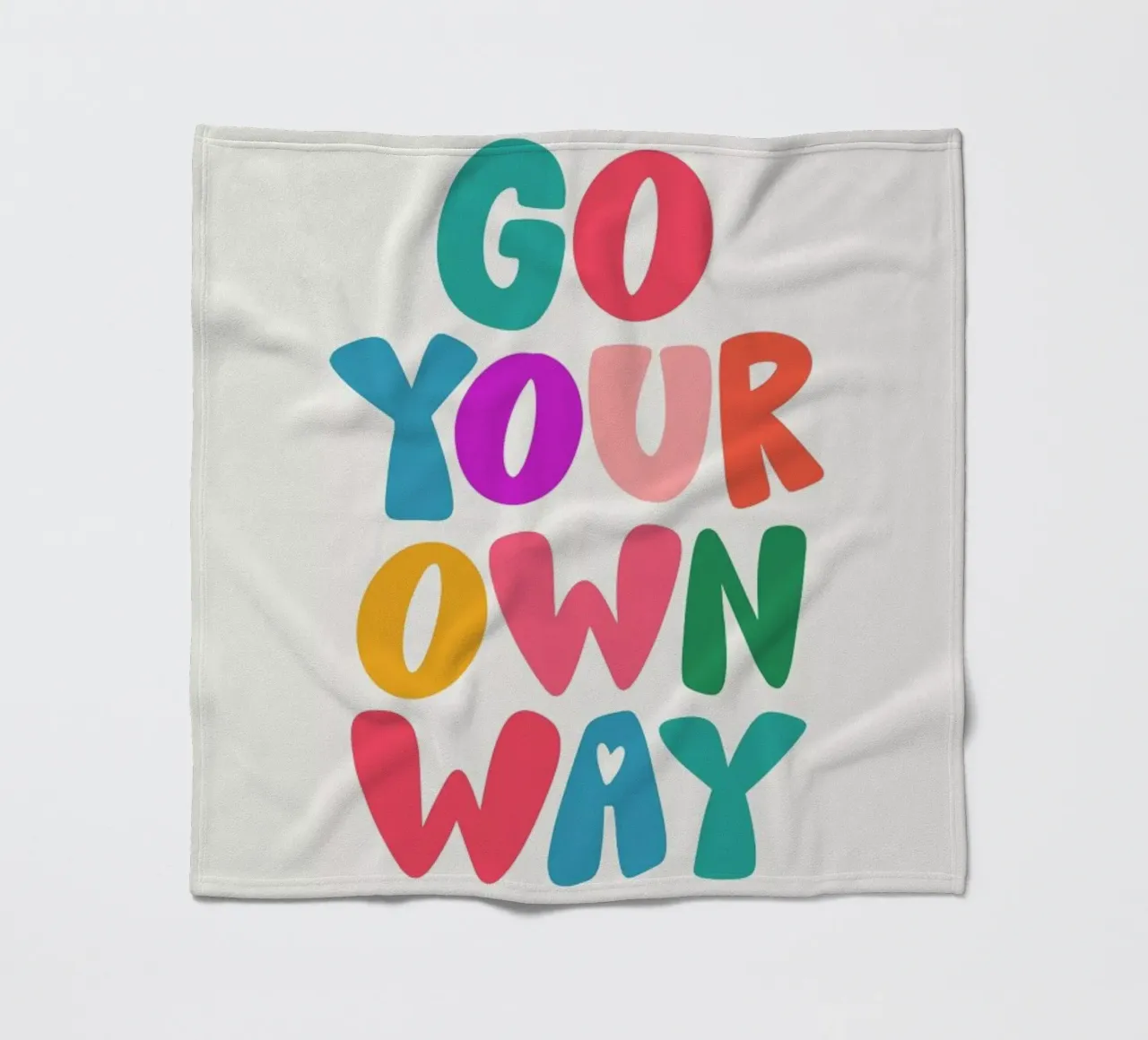 Go your own way Fleecedecke von Pure