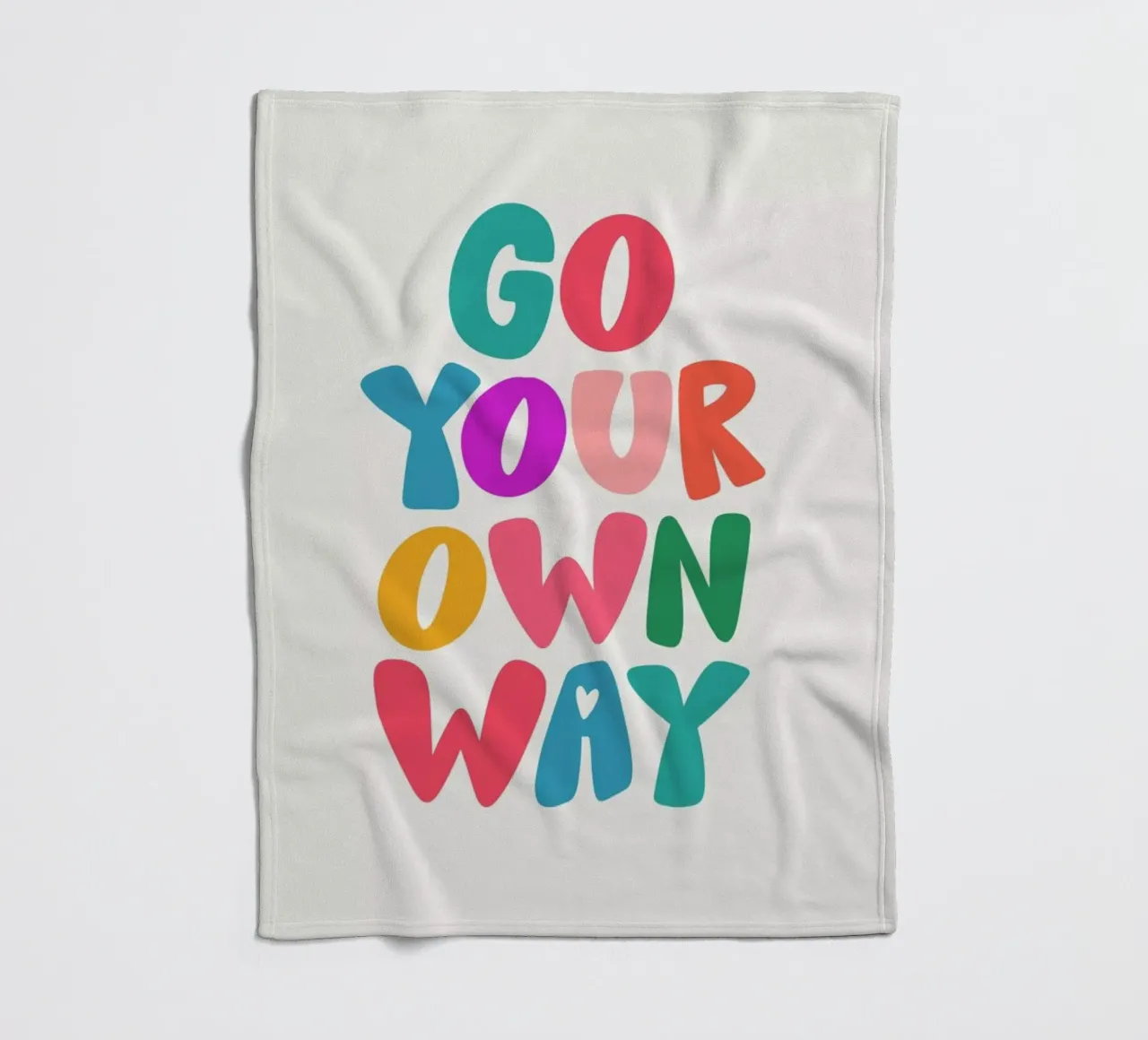 Go your own way coperta in pile da Pure