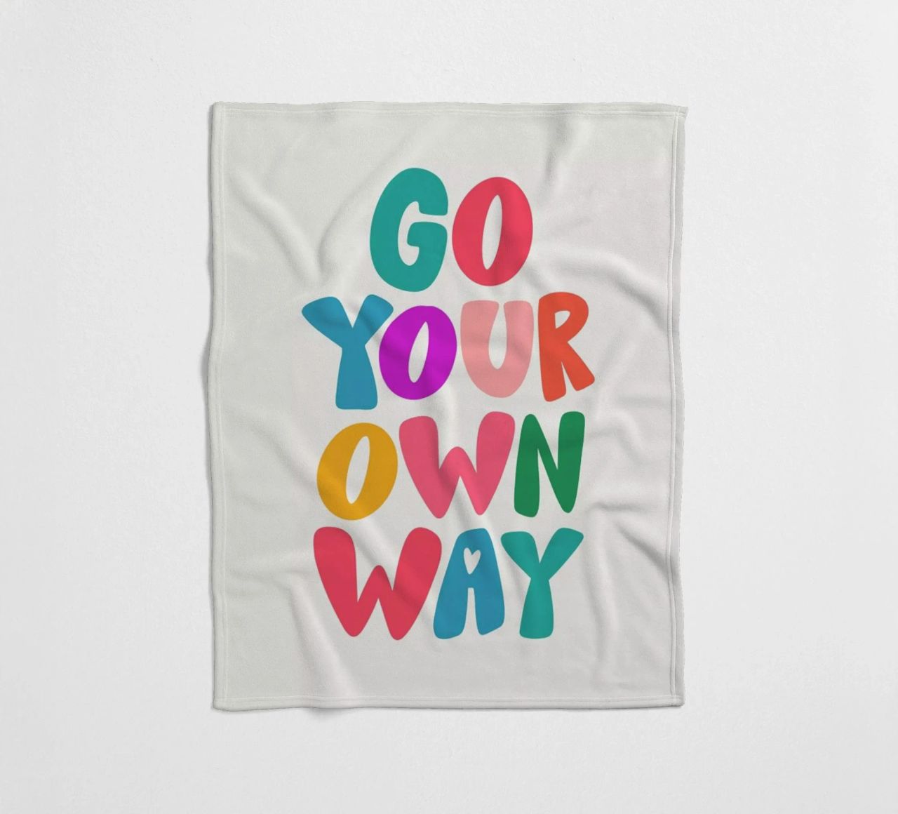 Go your own way coperta in pile da Pure