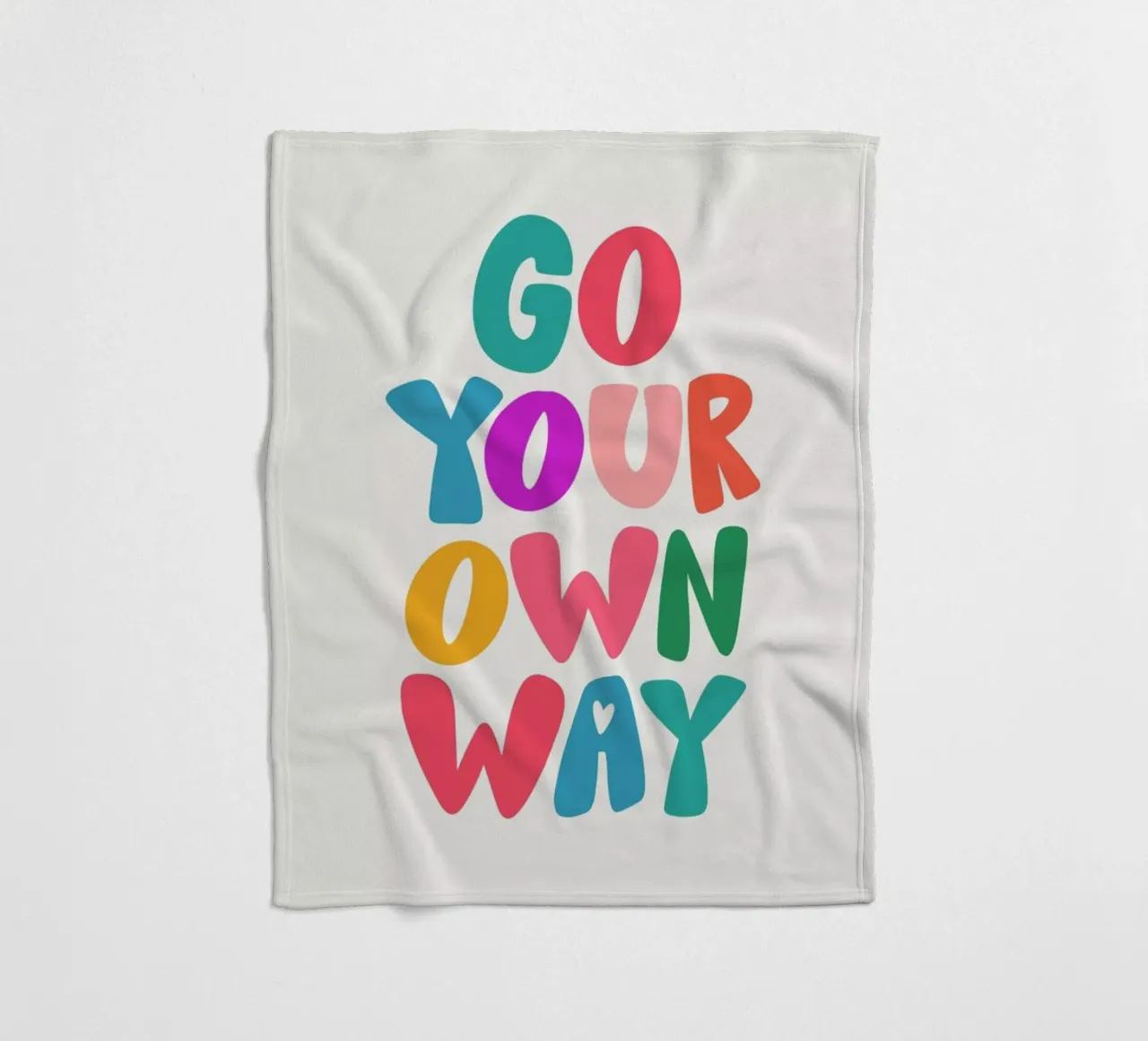 Go your own way Fleecedecke von Pure