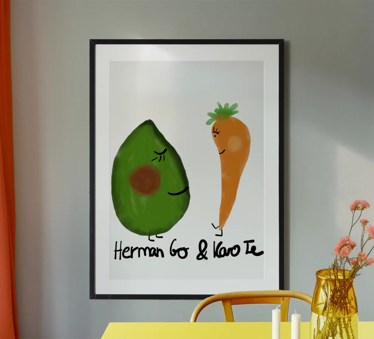 Mango. poster da FRICKE DESIGN