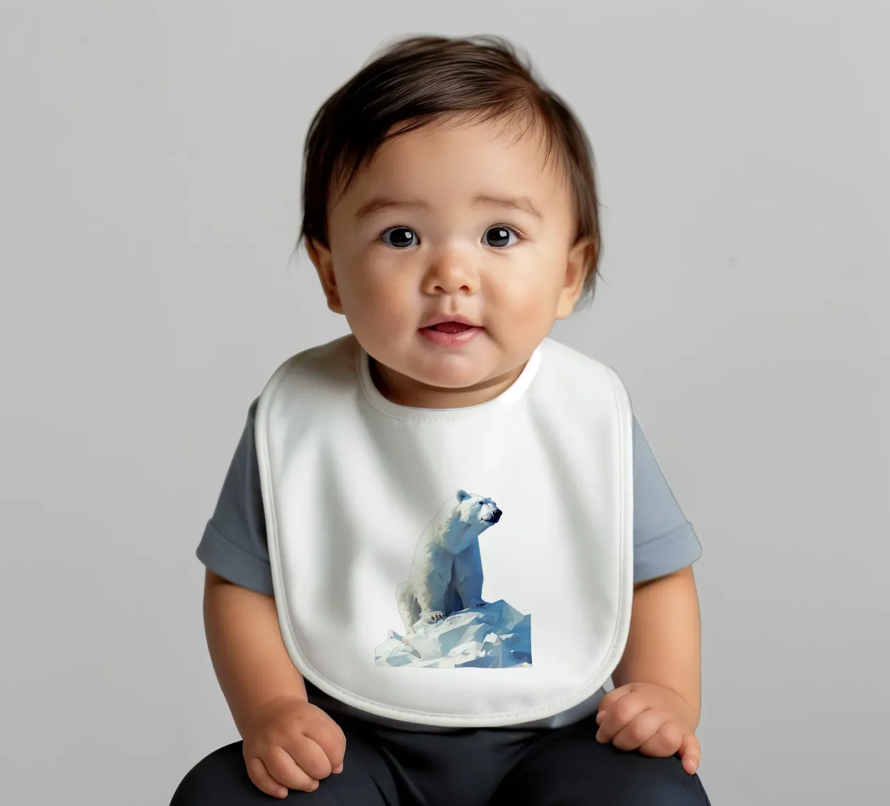 Orso polare 1 bavaglino da LaylaOzFun
