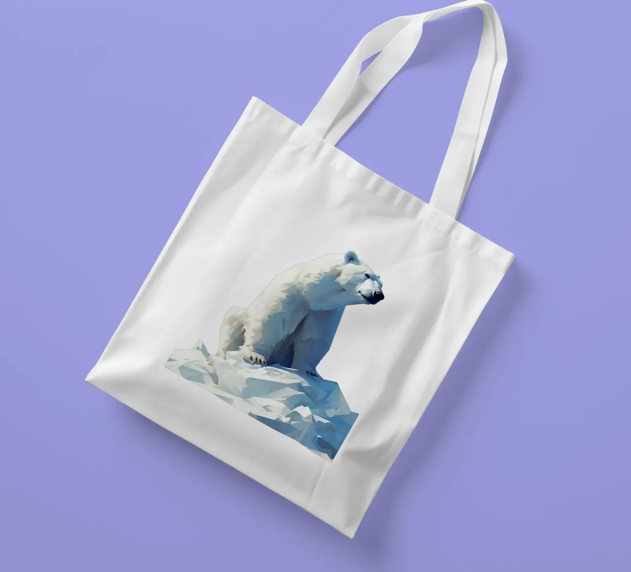 Orso polare 1 borsa in juta da LaylaOzFun