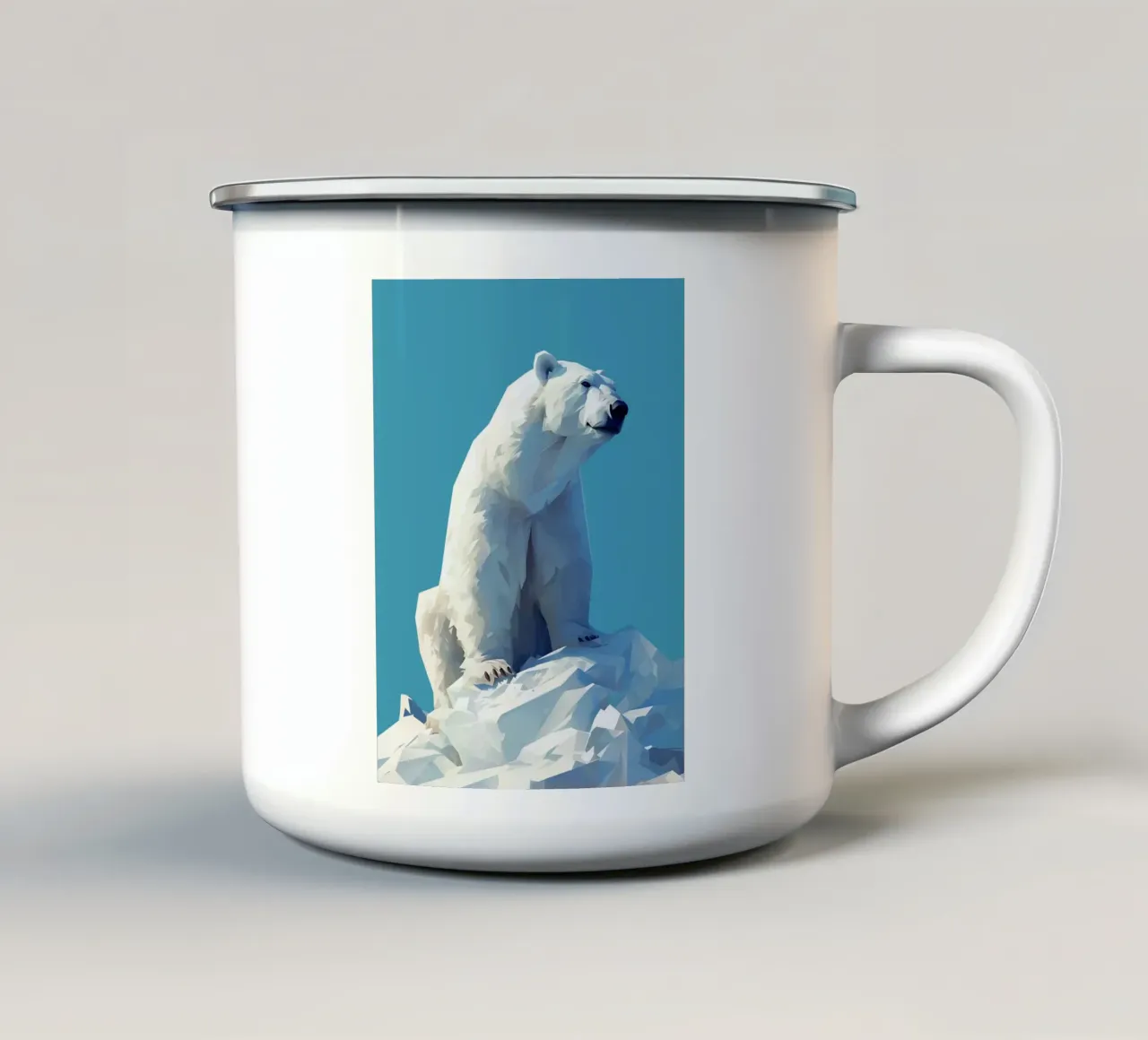 Orso polare 1 tazza in smalto da LaylaOzFun