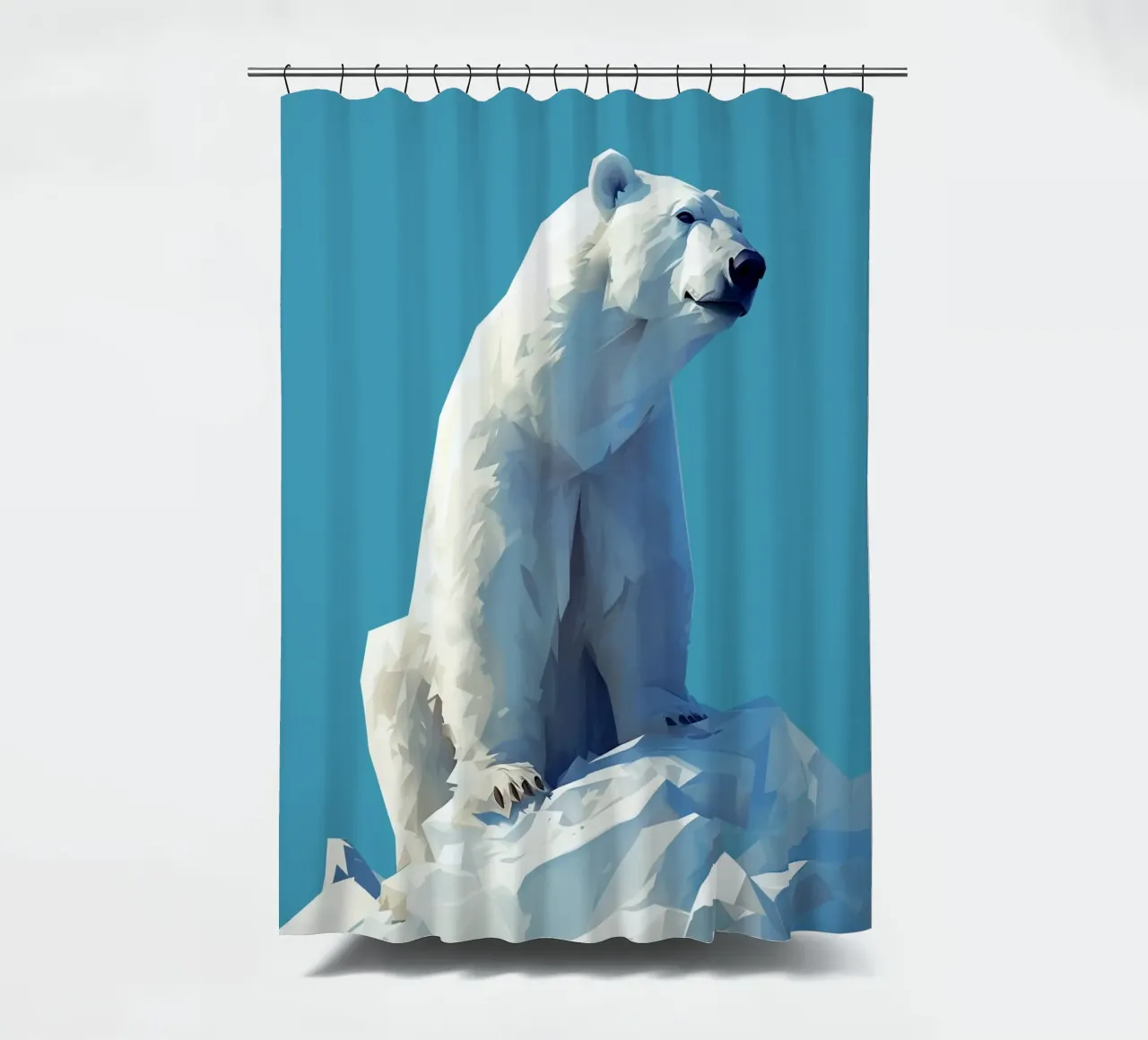 Orso polare 1 tenda da doccia da LaylaOzFun