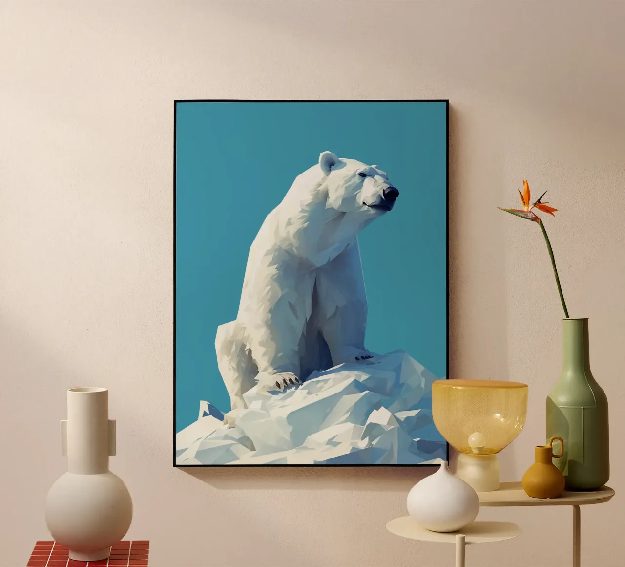 Orso polare 1 plexiglass da LaylaOzFun