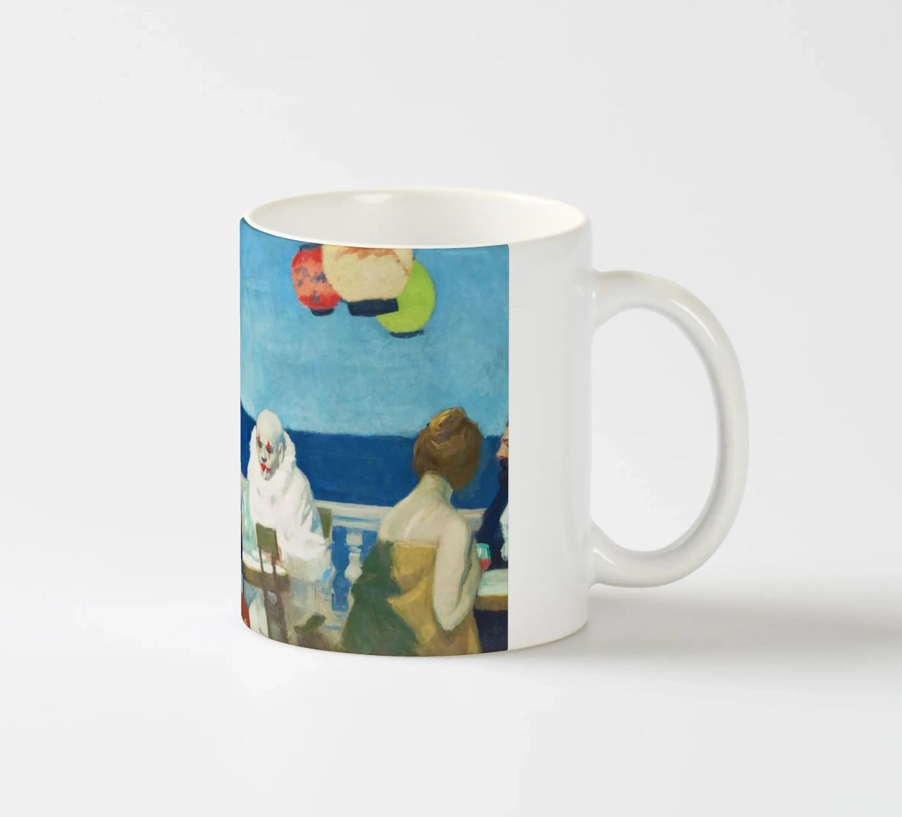 Soir Bleu di Edward Hopper (1914) tazza in ceramica da Classic Art Prints