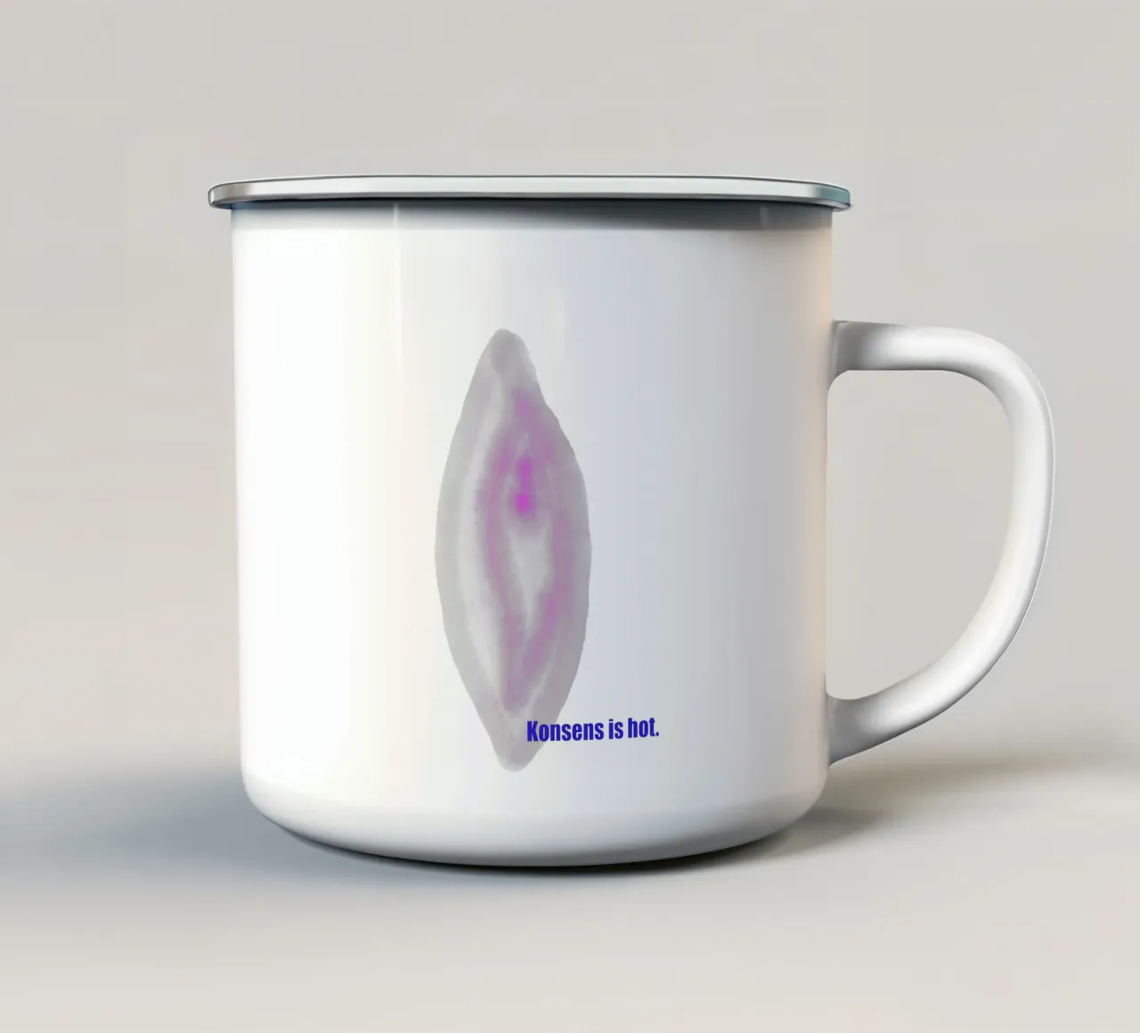 Konsens. tazza in smalto da FRICKE DESIGN