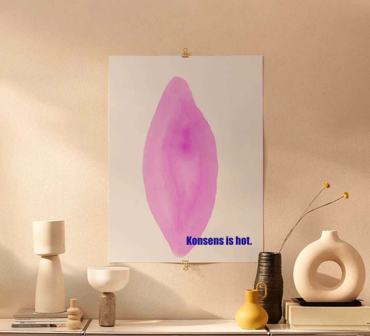 Konsens. poster da FRICKE DESIGN