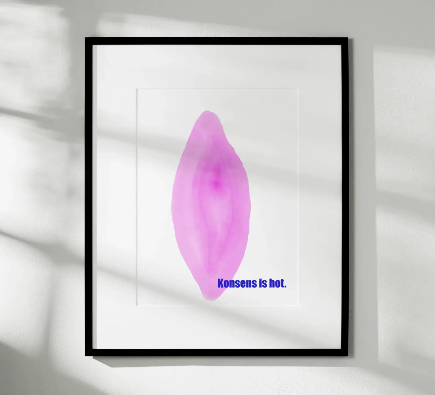 Konsens is hot poster van FRICKE DESIGN