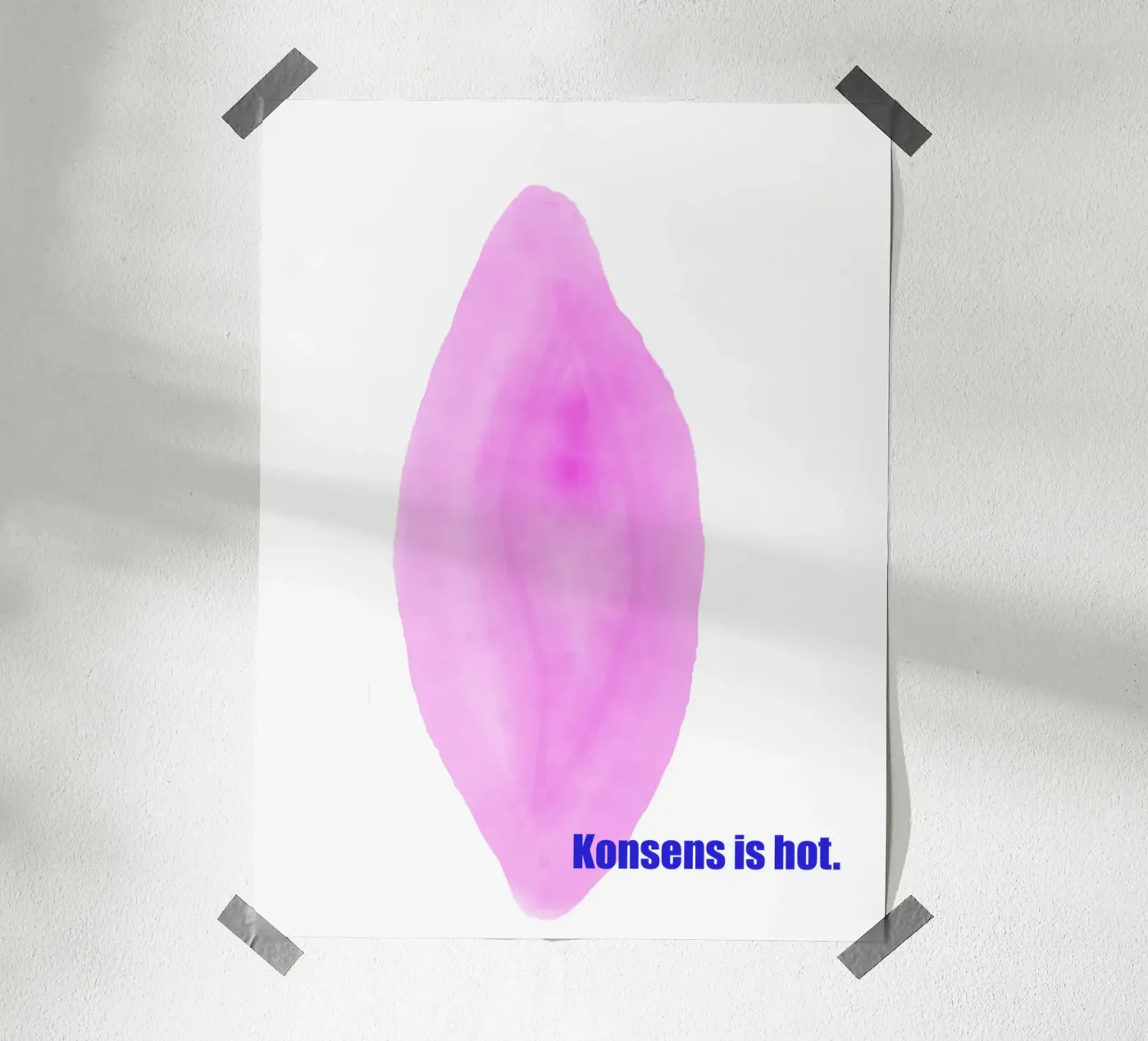 Konsens is hot poster van FRICKE DESIGN