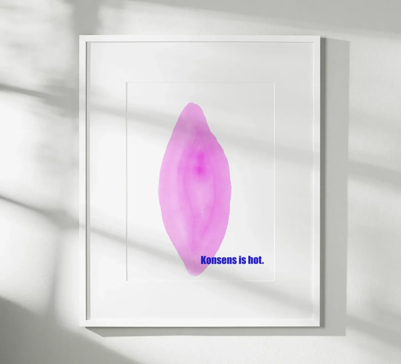 Konsens is hot poster van FRICKE DESIGN