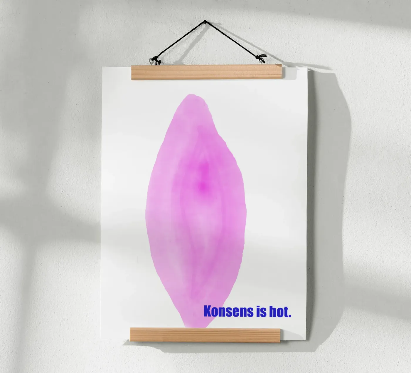 Konsens is hot poster van FRICKE DESIGN