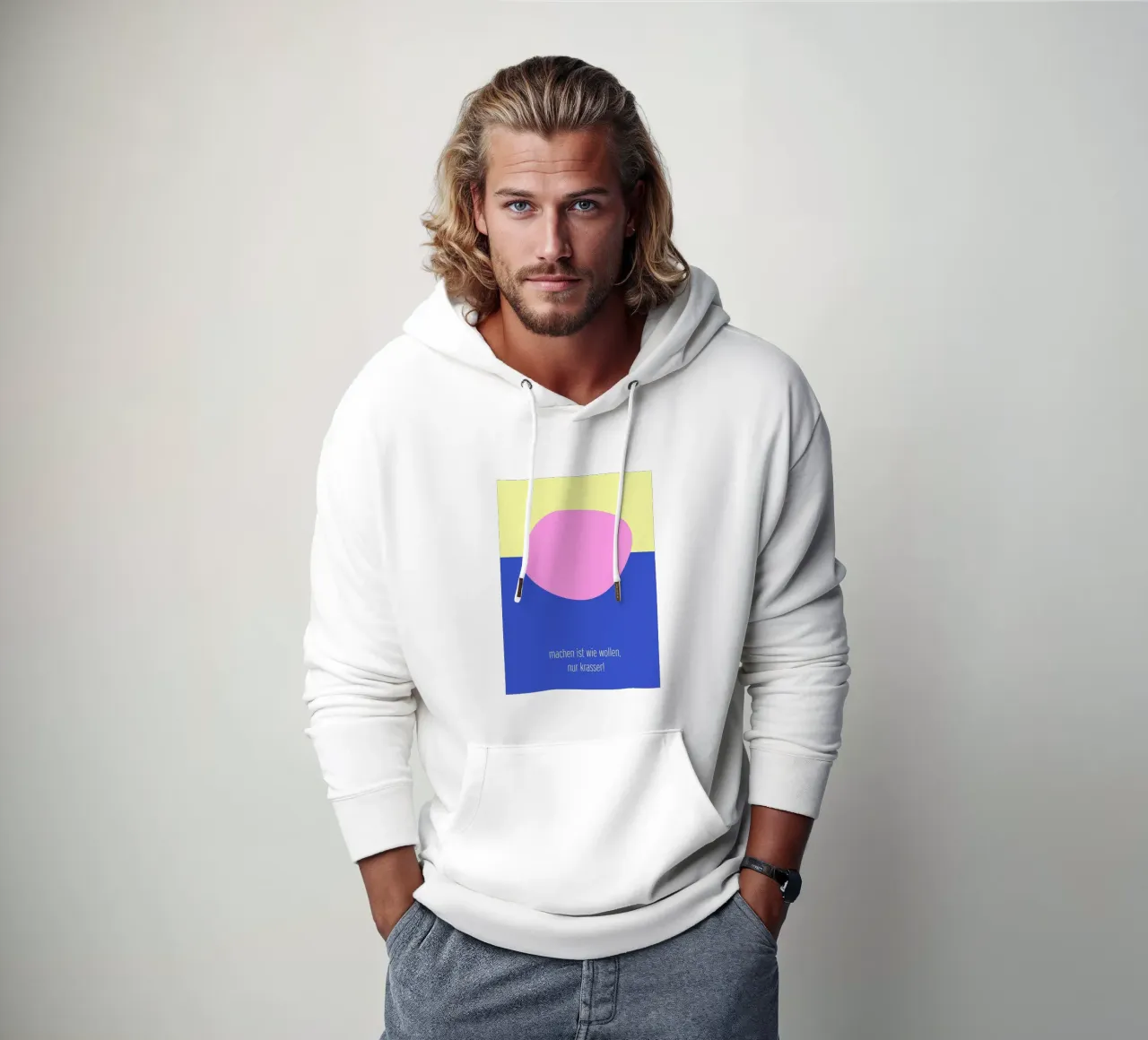 do it. felpa con cappuccio da FRICKE DESIGN