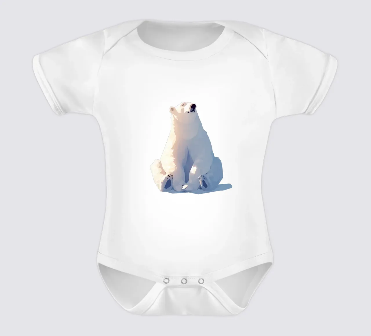 Orso polare 2 body neonato maniche corte da LaylaOzFun