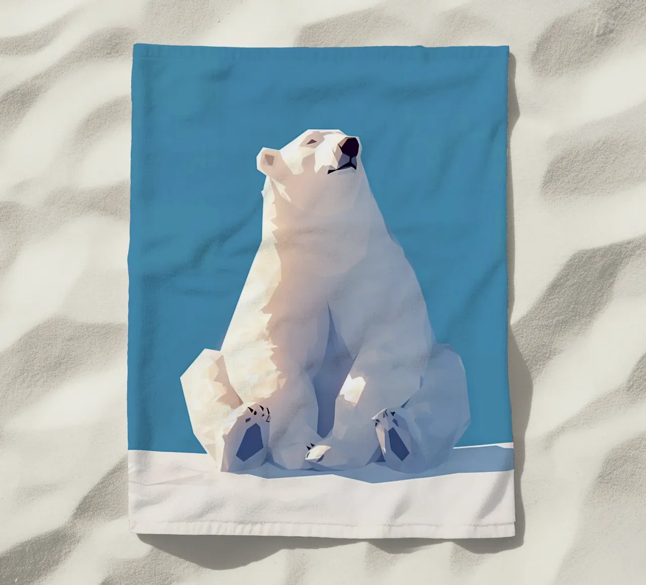 Orso polare 2 telo mare da LaylaOzFun