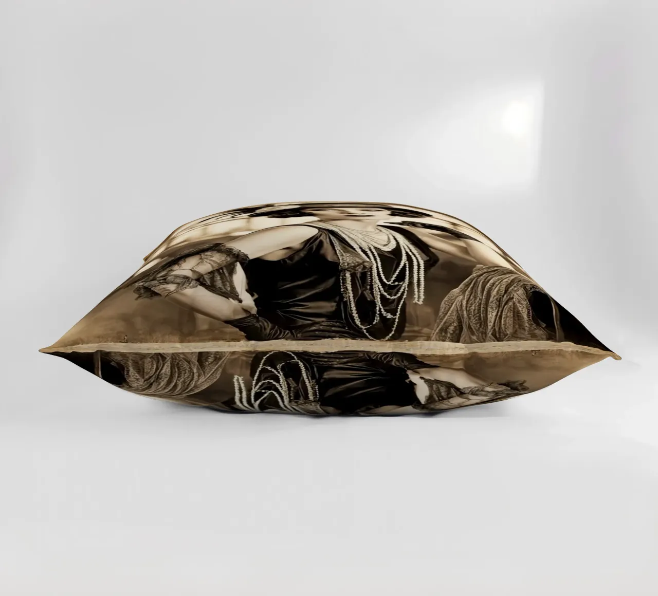 Ragazza flapper anni '20 cuscino da Magic Screen
